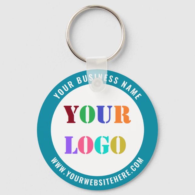 Chaveiro Nome personalizado do logotipo Site Seu Promociona (Frente)