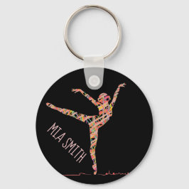 Chaveiro Nome personalizado do presente Ballerina
