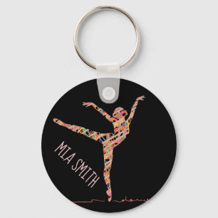 Chaveiro Nome personalizado do presente Ballerina
