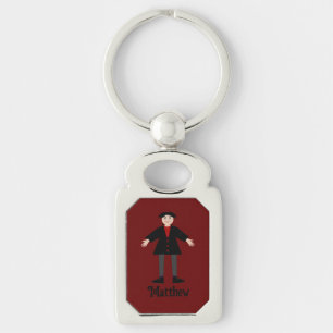 Chaveiro Nome Personalizado do Vampiro do Dia das Bruxas