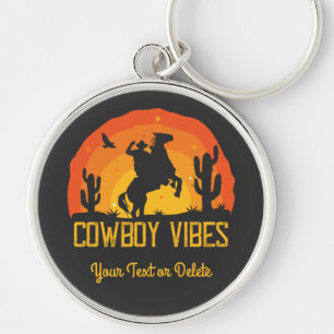 Chaveiro Nome Personalizado do Vibes do Cowboy
