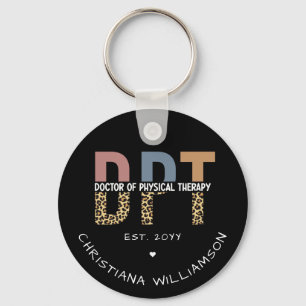 Chaveiro Nome Personalizado DPT Doutor em Terapia Física Ch
