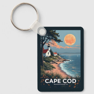 Chaveiro Nome personalizado e número Cape Cod Massachusetts