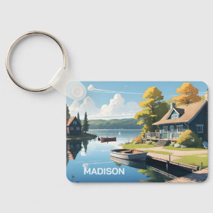 Chaveiro Nome Personalizado Finlandia Ilustração Natureza