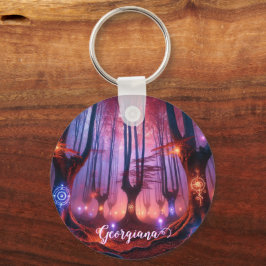 Chaveiro Nome Personalizado Floresta Whimsigol Encantada Au