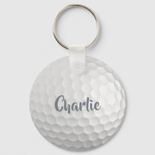 Chaveiro Nome personalizado Golf Ball