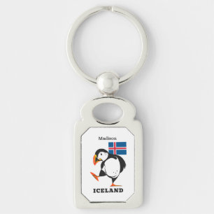 Chaveiro Nome Personalizado Islândia