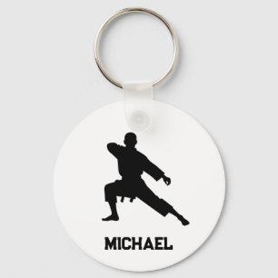 Chaveiro Nome Personalizado Karate / Taekwondo / judô