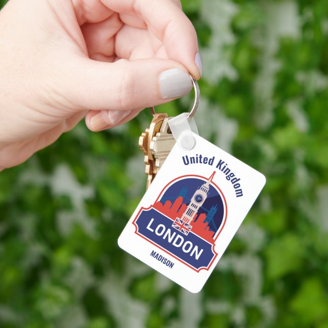 Chaveiro Nome Personalizado Londres (Mão)