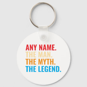 Chaveiro Nome Personalizado O Homem O Mito O Retro Da Legen