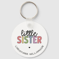 Nome Personalizado Pequeno Irmã Cute Personalizado