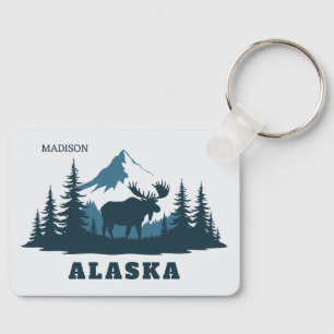 Chaveiro Nome Personalizado & Texto ALASKA