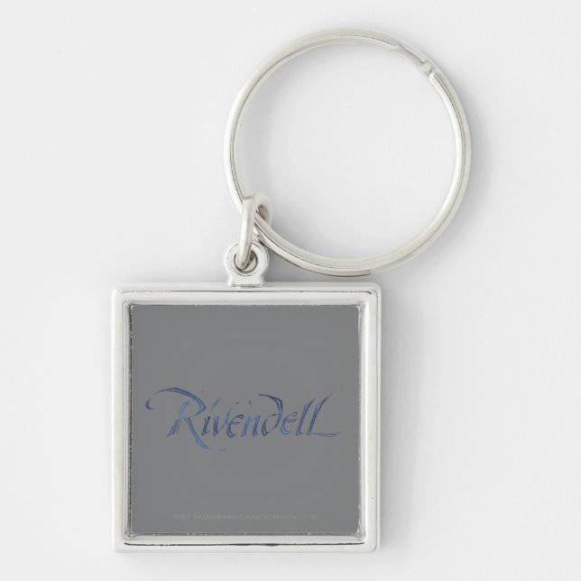 Chaveiro Nome Rivendell Textuturado (Frente)