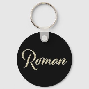 Chaveiro Nome romano Button Schlüsselanhänger