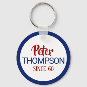 Chaveiro Nome Sobrenome Logotipo do Círculo