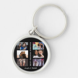 Chaveiro Nomes personalizados dos melhores amigos e 6 bff d