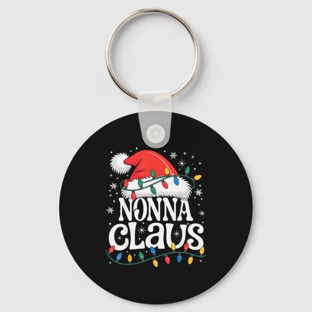 Chaveiro Nonna Claus Funny Xmas Christmas Grandma Holiday S (Frente)