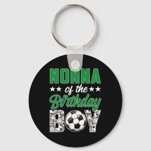 Chaveiro Nonna do Menino do Aniversário Família de Futebol