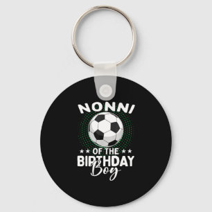 Chaveiro Nonni do menino aniversariante de futebol Aniversá