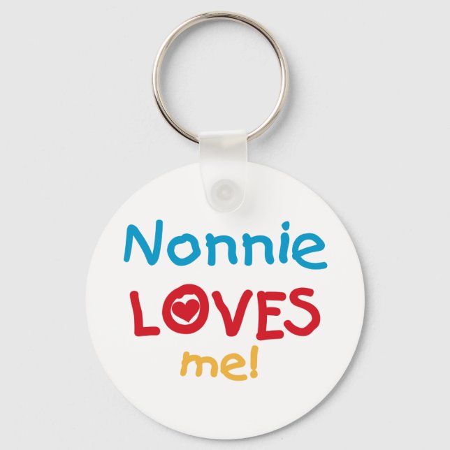 Chaveiro Nonnie me ama Camisetas e presentes (Frente)