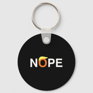 Chaveiro Nope Engraçado Anti-Trump