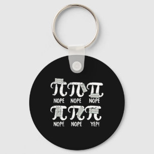 Chaveiro Nope Pi Day Engraçado Professor de Máscara Engraça