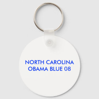 CHAVEIRO NORTH CAROLINA 08 OBAMA BLUE