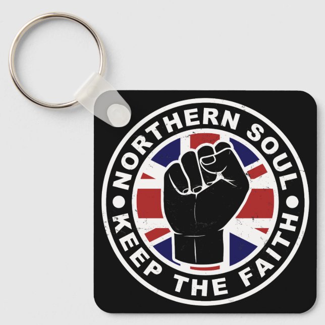Chaveiro Northern Soul - Mantenha a Fé (Frente)