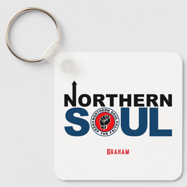 Chaveiro Northern Soul - Mantenha a Fé  (Frente)