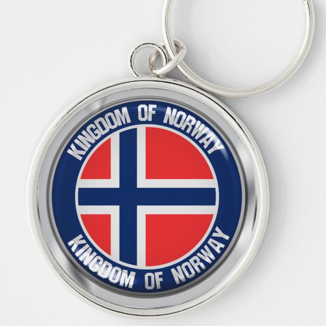 Chaveiro Noruega Round Emblem (Frente)