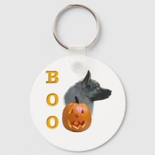 Chaveiro Norueguês Elkhound Halloween Boo
