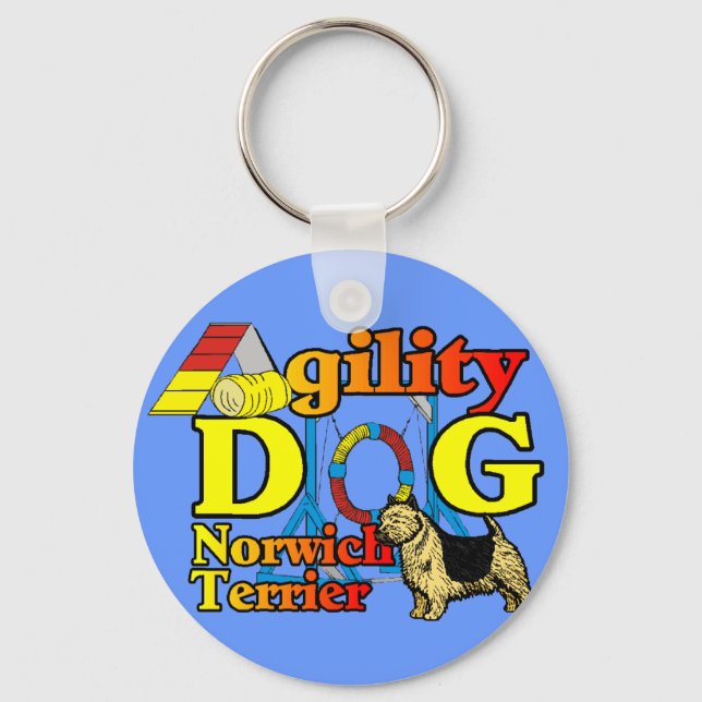Chaveiro Norwich_Terrier_Agilidade (Frente)