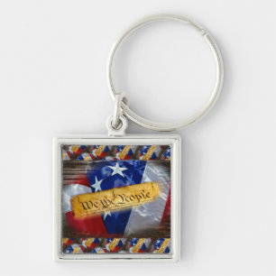 Chaveiro Nós, A Bandeira Americana Da Pessoas