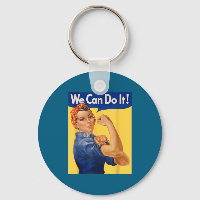 Chaveiro Nós Podemos Rosie Riveter Feminista (Frente)