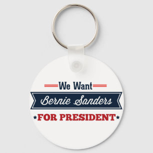 Chaveiro Nós queremos máquinas de lixar de Bernie para o