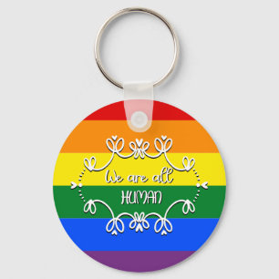 Chaveiro Nós Somos Todos Humanos Mês do Orgulho LGBTQ