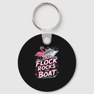 Chaveiro Nossa Manada Balança O Barco Flamingo Rosa Férias