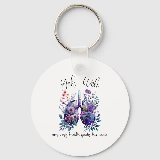 Chaveiro Nossa Própria Respiração Fala Seu Nome Yhwh Christ (Frente)