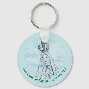 Chaveiro Nossa Senhora de Fátima Monogramada