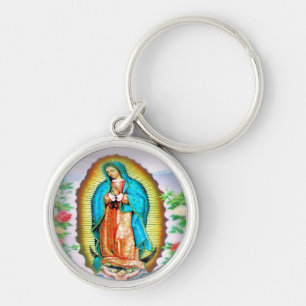 Chaveiro Nossa Senhora de Guadalupe Floral