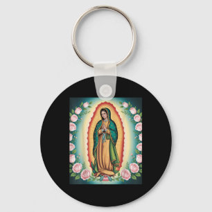 Chaveiro Nossa Senhora De Guadalupe Sant Mary Impressão Ver