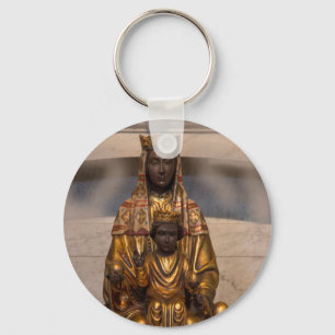 Chaveiro Nossa Senhora de Montserrat Madona Negra Espanha