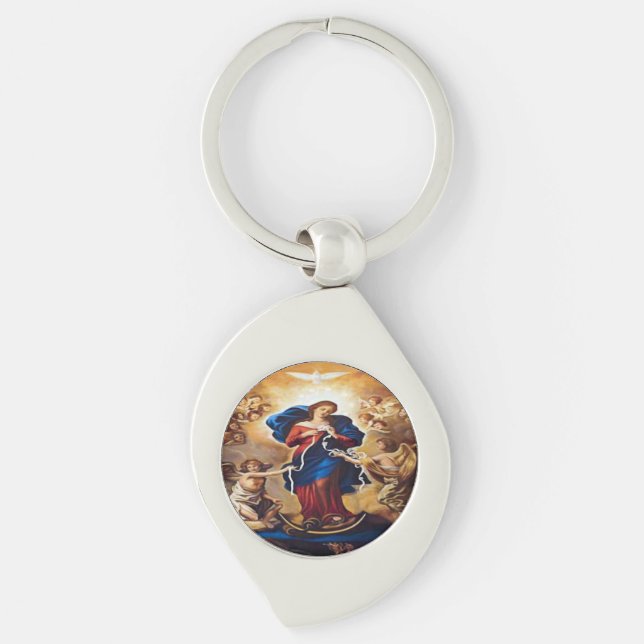Chaveiro Nossa Senhora Undoer of Knots (Frente)