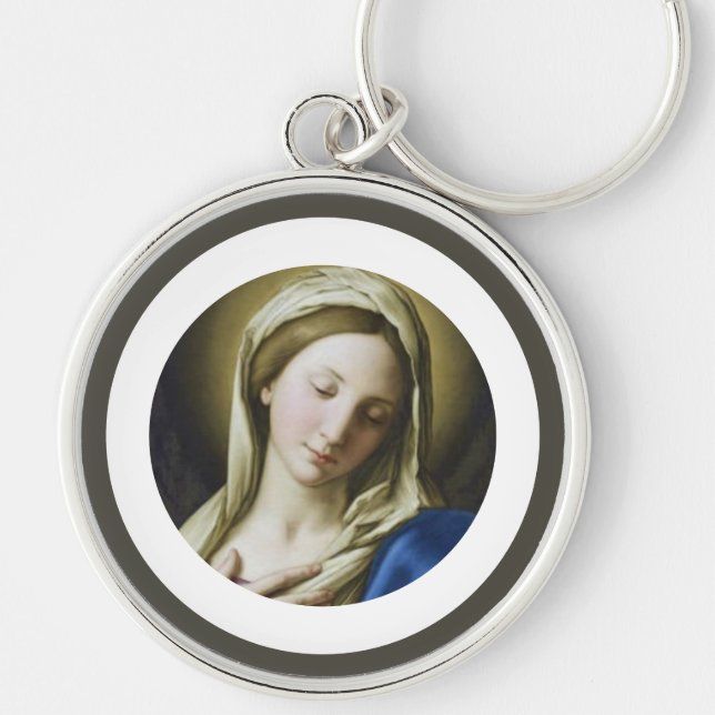 Chaveiro Nossa Senhora, Virgem Maria, Madonna Keyring (Frente)