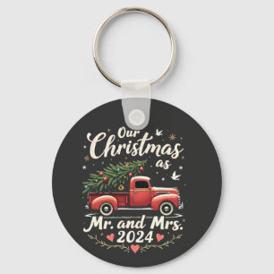 Chaveiro Nosso Natal como Sr e Sra 2024 Casais Combinando