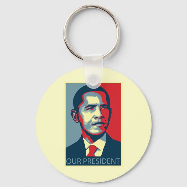Chaveiro Nosso Presidente Obama (Frente)