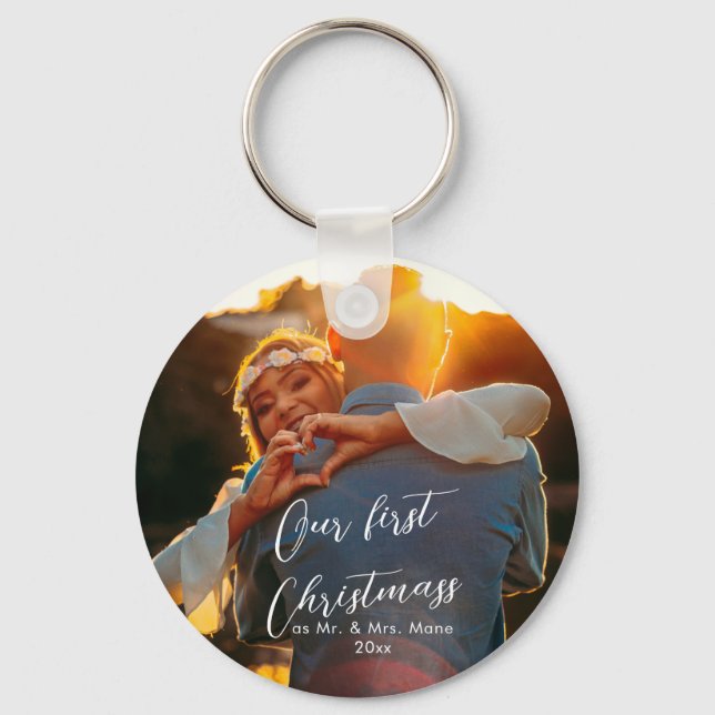 Chaveiro Nosso Primeiro Script Chic de Natal - Christmass (Frente)