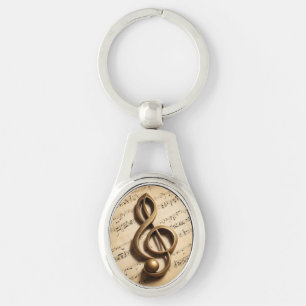 Chaveiro Nota de Limpeza Musical