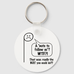 Chaveiro Nota irritada "la " da música