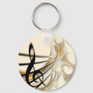 Chaveiro Nota Musical Elegante